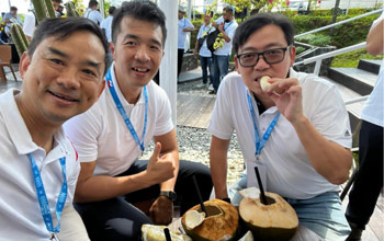 蓝博士参访印尼新首都 龙八国际开拓东南亚市场